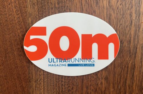 50 Mile Sticker