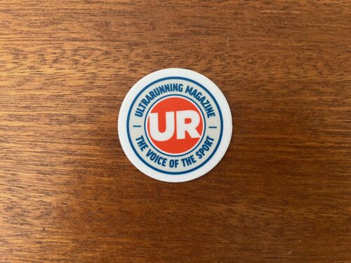 UltraRunning Magazine Circle Sticker 2"